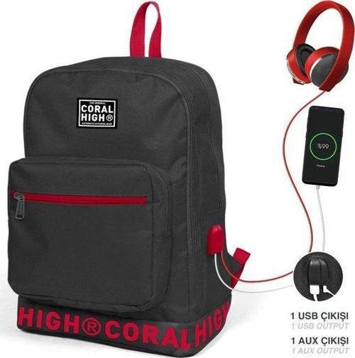 Sırt Çanta (Usb+Aux Soketli) 24105