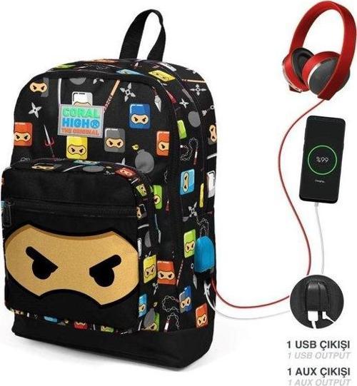 Sırt Çanta (Usb+Aux Soketli) 23285