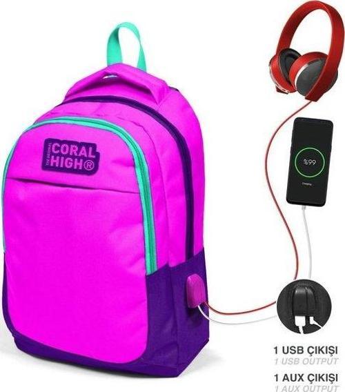 Sırt Çanta (Usb+Aux Soketli) 24314