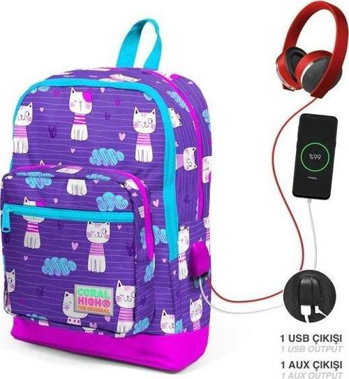 Sırt Çanta (Usb+Aux Soketli) 23264