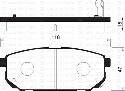 ARKA FREN BALATA KIA SORENTO 2.5L D4CB CRDi 02-