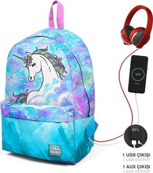 Sırt Çanta (Usb+Aux Soketli) 23429