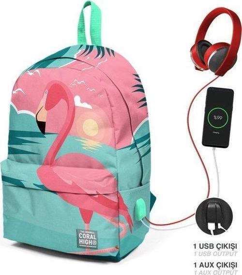 Sırt Çanta (Usb+Aux Soketli) 23431