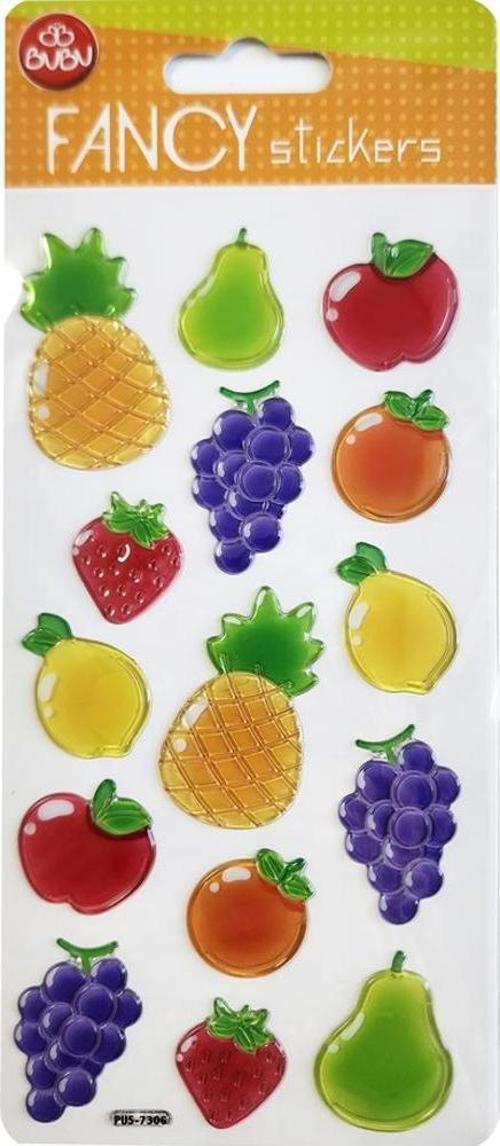 Damla Sticker Funcy Meyveler 9x20 PUS-7306