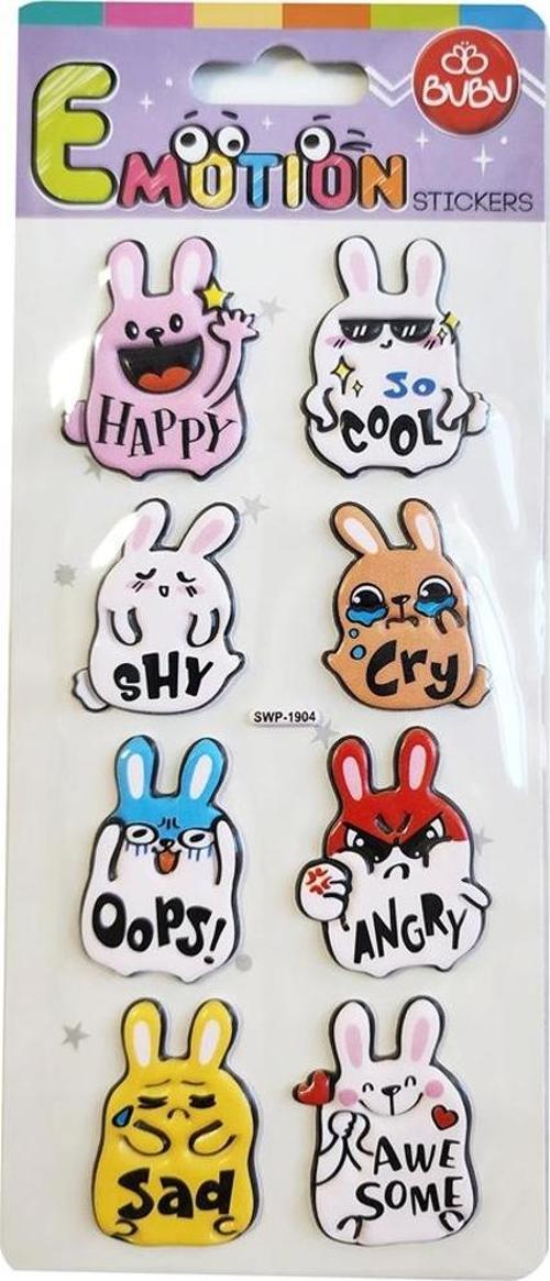 Emotions Puffy Sticker Rabbit - Message 9x21 SWP-1904