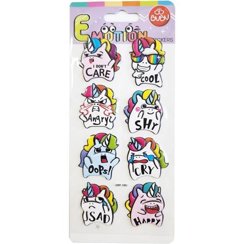 Emotions Puffy Sticker Unicorn - Message 9x21 SWP-1902