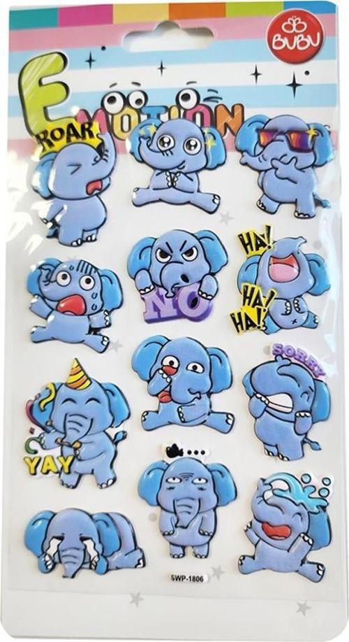 Emotions Sticker Elephants 10,9x20,5 SWP-1806