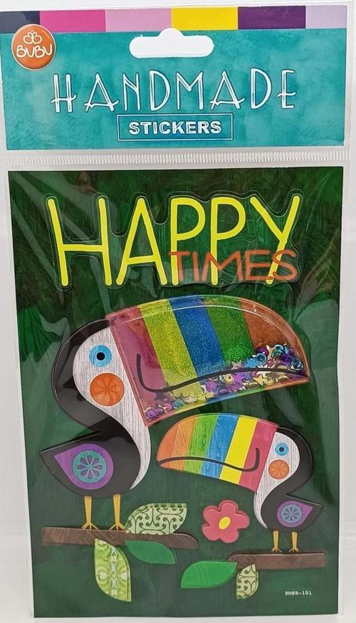 Handmade Sticker Papağan 12,5x23,5 HMSB-101