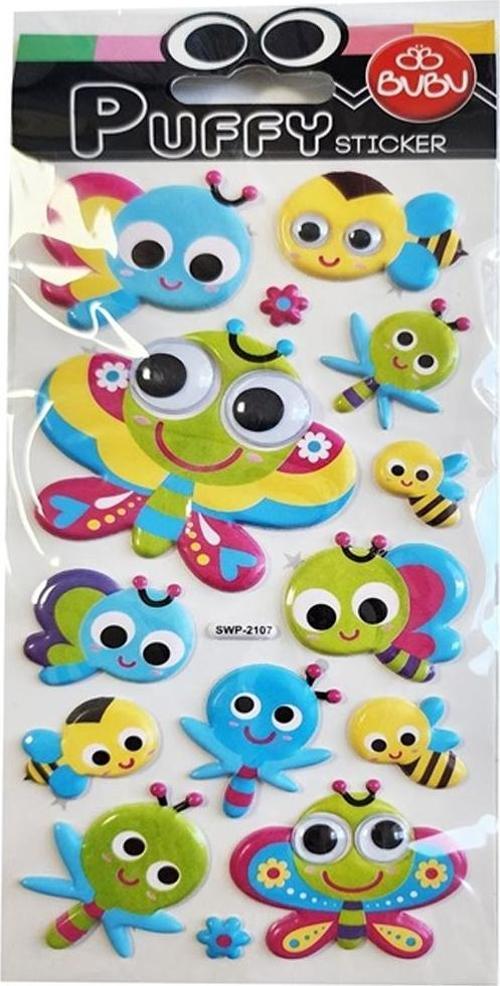 Puffy Sticker Oynar Gözlü Arılar 9x21 SWP-2107