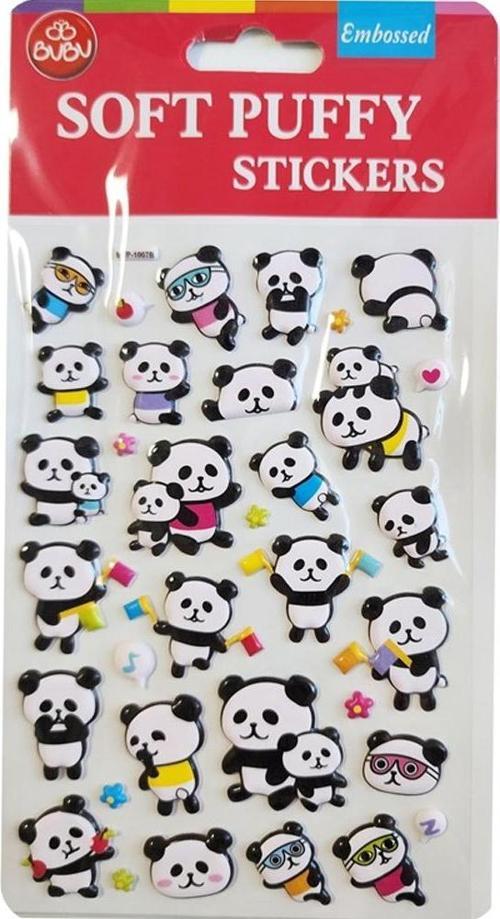 Soft Puffy Sticker Panda 10,9x20,5 SWP-1007B