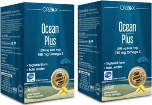 Plus Omega 3 1200 Mg 30 Kapsül X 2 Adet
