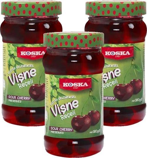 Vişne Reçeli 380 gr Ekstra Geleneksel x 3 Adet