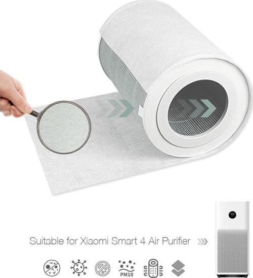 10 Adet Xiaomi Air Purifier 4 Uyumlu Toz Tutucu Ön Filtre