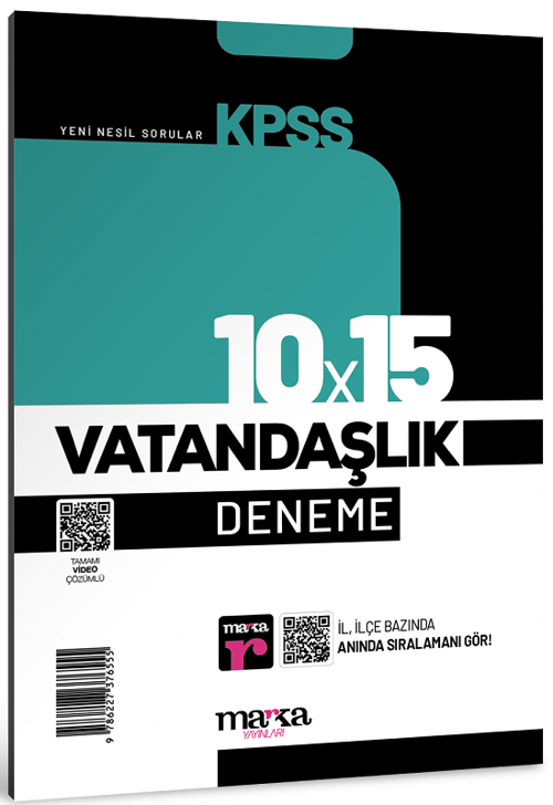 2025 KPSS Vatandaşlık 10x15 Deneme Tamamı Video Çözümlü