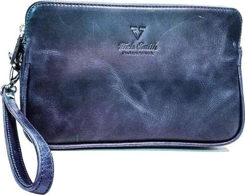 ® GERÇEK DERİ TUTAÇLI CLUTCH EL ÇANTASI CUTE / 3418 LACİVERT (DUMANLI PARLAK)