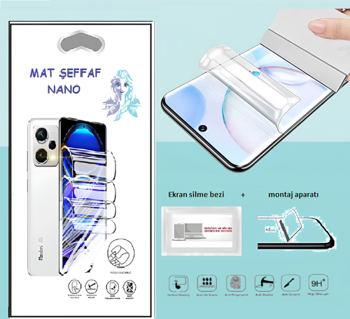 Samsung Galaxy A20 Nano Ekran Koruyucu İnce Esnek MAT Şeffaf
