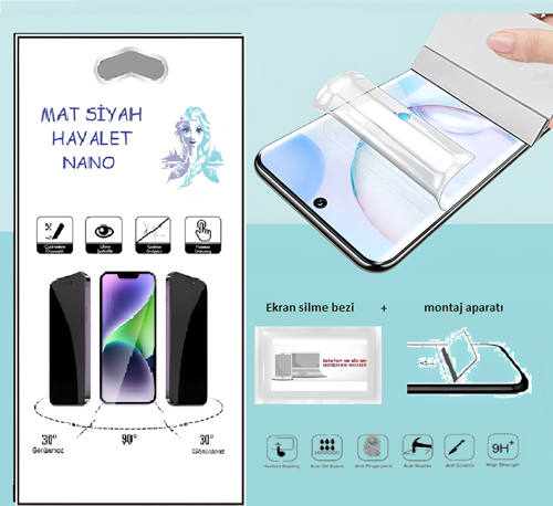 Xiaomi Mİ9T Nano Ekran Koruyucu İnce Esnek MAT HAYALET