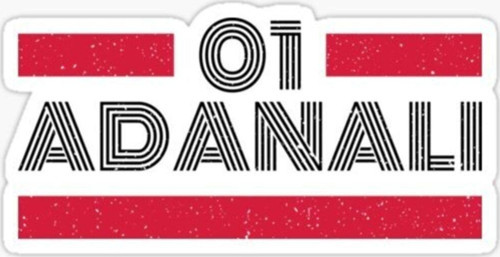 01 Adanalı Plaka Araba Sticker Yapıştırması