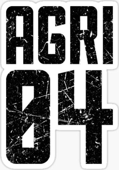 04 AĞRI Sticker Yapıştırma Oto Etiket 17cm