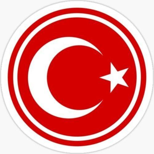 14 cm Türk Bayrağı Araba Sticker Yapıştırma
