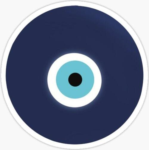 18cm Nazar Boncuğu Sticker Araba Duvar Yapıştırma Etiket Mf19