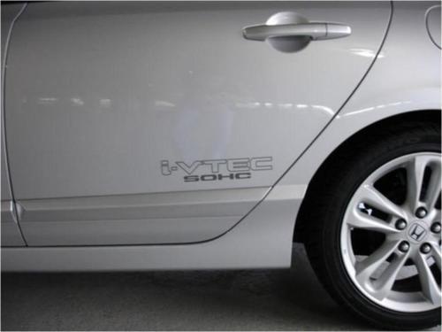 2 Civic I-vtec Sohc Yan Kapı Sticker Yapıştırması Etiket