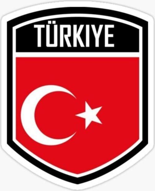 2 Türkiye Bayrak Sticker Oto Etiket Araba Yapıştırma 17cm