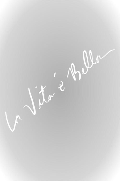 30 Cm Beyaz Hayat Güzeldir, La Vita E Bella Araba Sticker