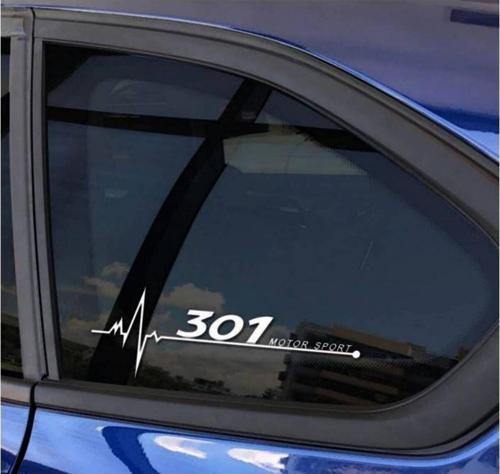 301 Yan Cam Sticker Oto Kapı Çıkartma Tuning oto 20 cm x 7 cm yazı 356