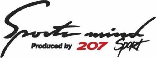 207 Sports Mind Oto Sticker 30 cm x 11 cm yazı 353