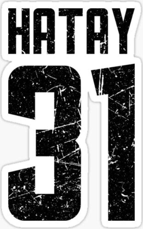 31 HATAY Sticker Yapıştırma Oto Etiket 17cm