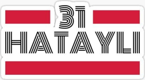 31 Hataylı Plaka Araba Sticker Yapıştırması
