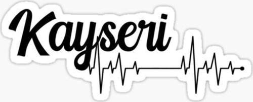 38 Kayseri Nabız Sticker Araba Etiket 19cm