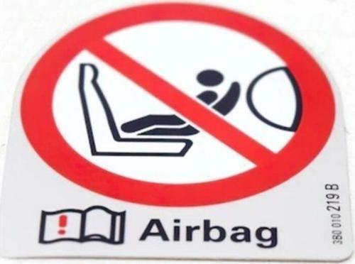 6 Adet 3b0010219 Airbag Hava Yastigi Uyari Etiketi