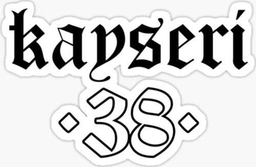 38 Kayseri Nabız Sticker Araba Etiket 19Cm md2