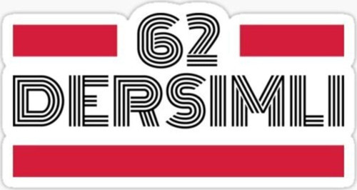 62 Dersimli Plaka Araba Sticker Yapıştırması