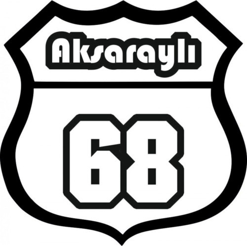68 Plaka Aksaraylı Sticker Araba Yapıştırma