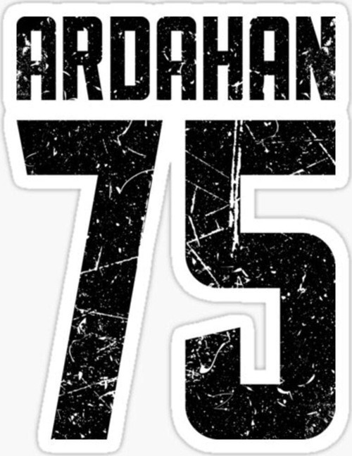 75 ARDAHAN Sticker Yapıştırma Oto Etiket 17cm