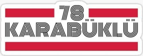 78 Karabüklü Plaka Araba Sticker Yapıştırması
