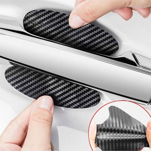 4 Adet Carbon Kapı Kolu Koruma Bantı