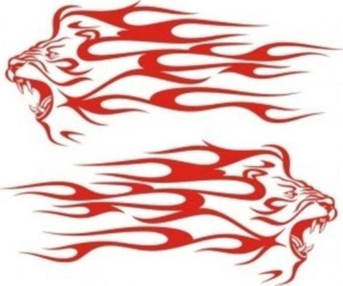 Alevli Aslan Sticker Araba Stickerı Yapıştırma