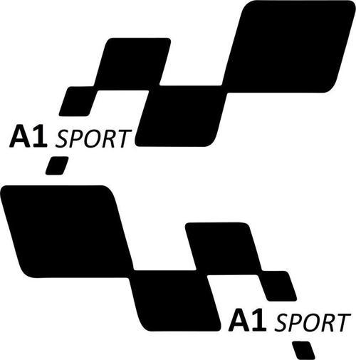 A1 sport Etiket Yapıştırma 30cmx11cm MMD141
