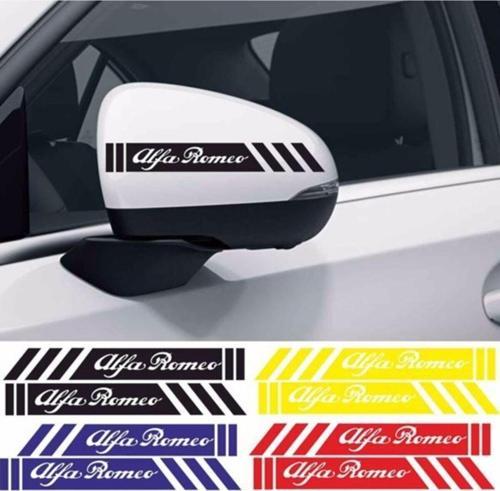 Alfa Romeo Ayna Sticker Etiket Şerit