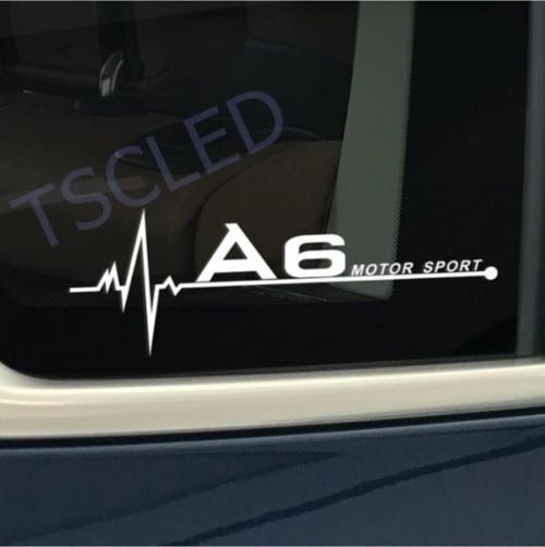 A6 Kelebek Cam Audi Oto Araba Sticker