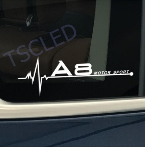 A8 Kelebek Cam Audi Oto Araba Sticker