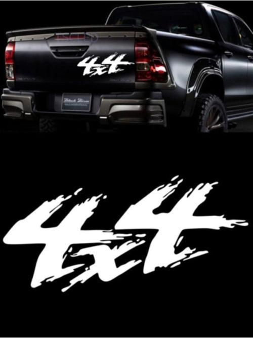 45 X 22 Cm Beyaz Renk, 4x4 Off Road Oto Sticker