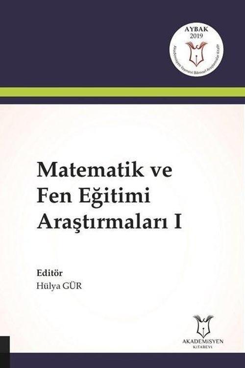 Matematik ve Fen Eğitimi Araştırmaları-1