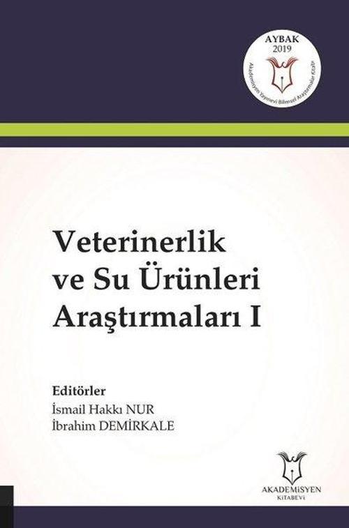 Veterinerlik ve Su Ürünleri Araştırmaları-1