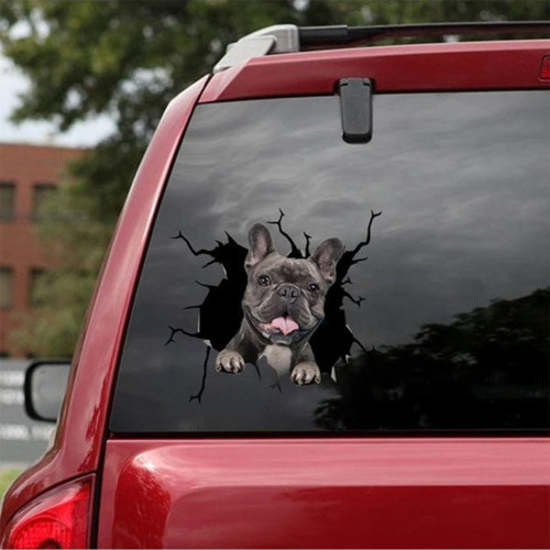 Araba Arka Cam Köpek Sticker Yapıştırma 17cm A3