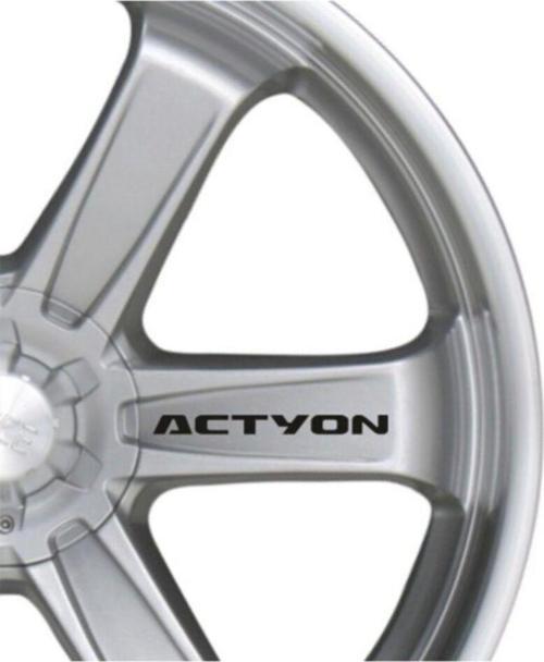 Actyon Araba Jant tekerlek Araç Sticker Yapıştırma 8Ad